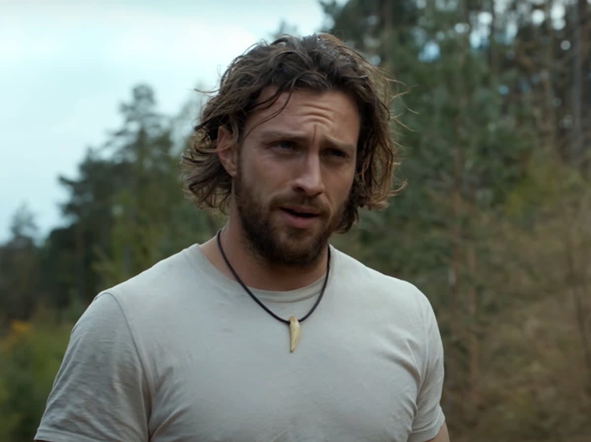 Aaron Taylor-Johnson is a formidable – and large – killer in ‘Kraven the Hunter' (Sony)