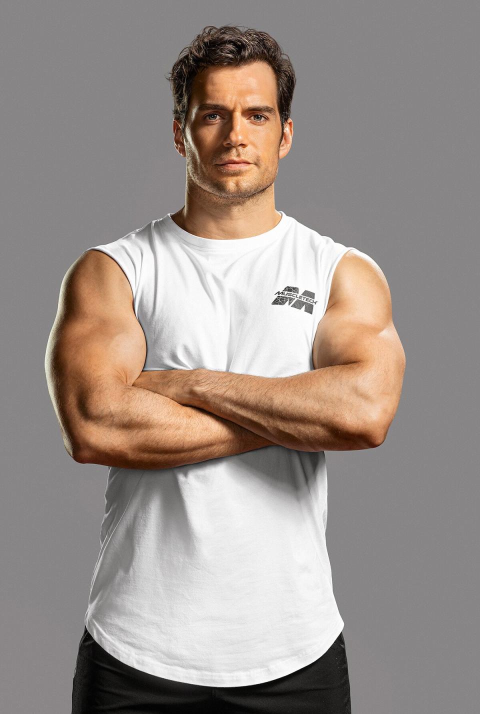 Henry Cavill; credit: MuscleTech