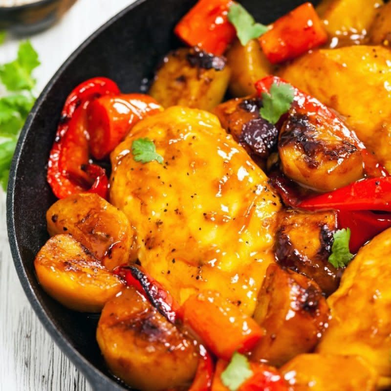 <p>Alice Knisley Matthias</p><p>Faux, vegan chicken made with just flour, water and some aromatics.</p><p><strong>Get the recipe: <a href="https://parade.com/1172903/aliceknisleymatthias-2/tiktok-fake-chicken/" rel="nofollow noopener" target="_blank" data-ylk="slk:Fake Chicken;elm:context_link;itc:0;sec:content-canvas" class="link rapid-noclick-resp">Fake Chicken</a></strong></p>