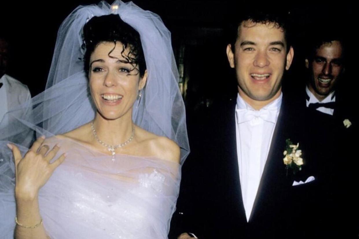 Rita Wilson Posts Throwback Wedding Pic To Celebrate 34th Anniversary with Tom Hanks. https://www.instagram.com/ritawilson/