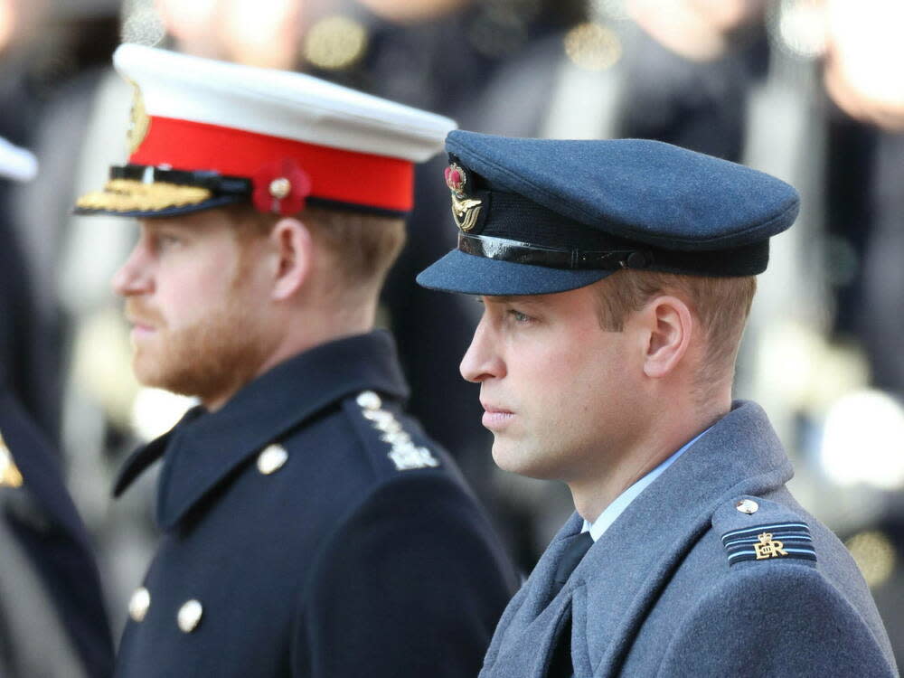 Aussöhnung oder Eiszeit zwischen Prinz Harry (li.) und Prinz William? (Bild: imago images/i Images)