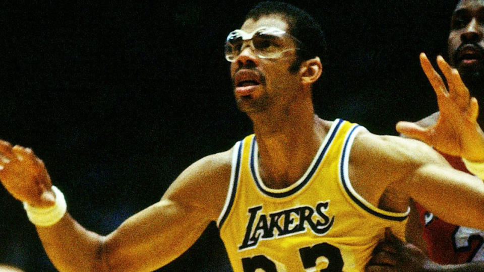 Kareem Abdul-Jabbar. Copyright 1983 NBAE (Photo by Andrew D. Bernstein/NBAE via Getty Images)