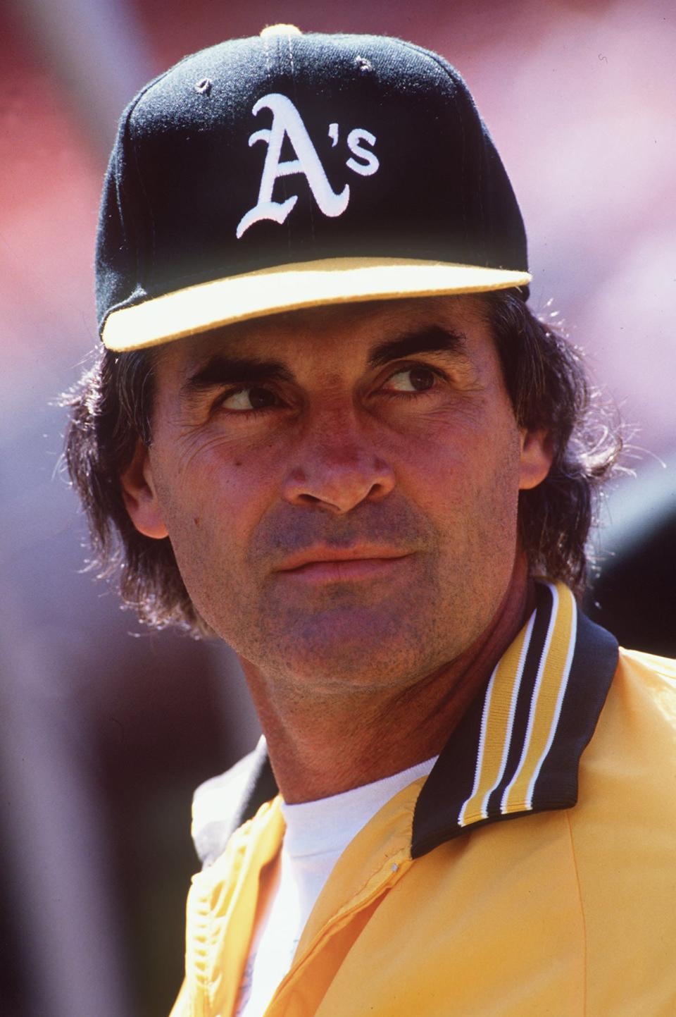 Manager Tony La Russa of the Oakland Athletics, 1990. Mandatory Credit: Otto Greule/ALLSPORT