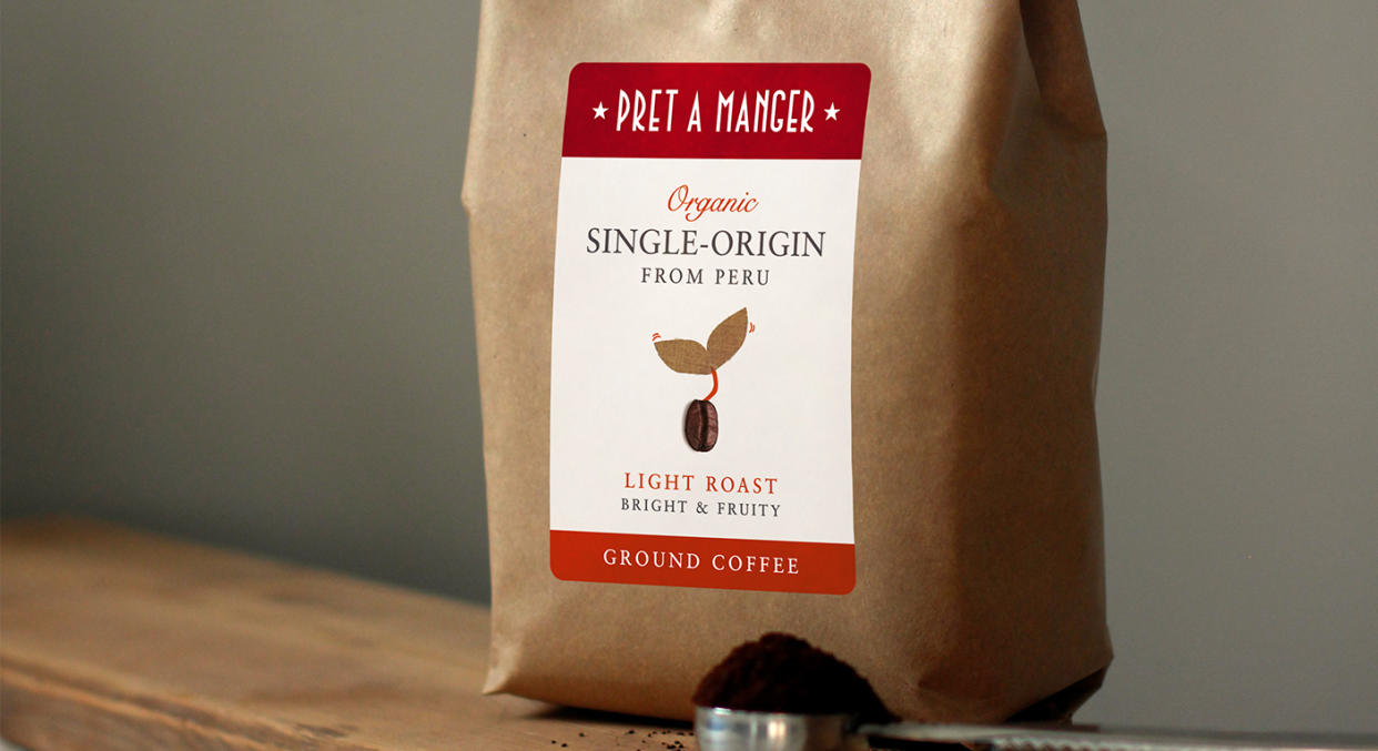 You can now order Pret coffee beans online. (Pret A Manger) 