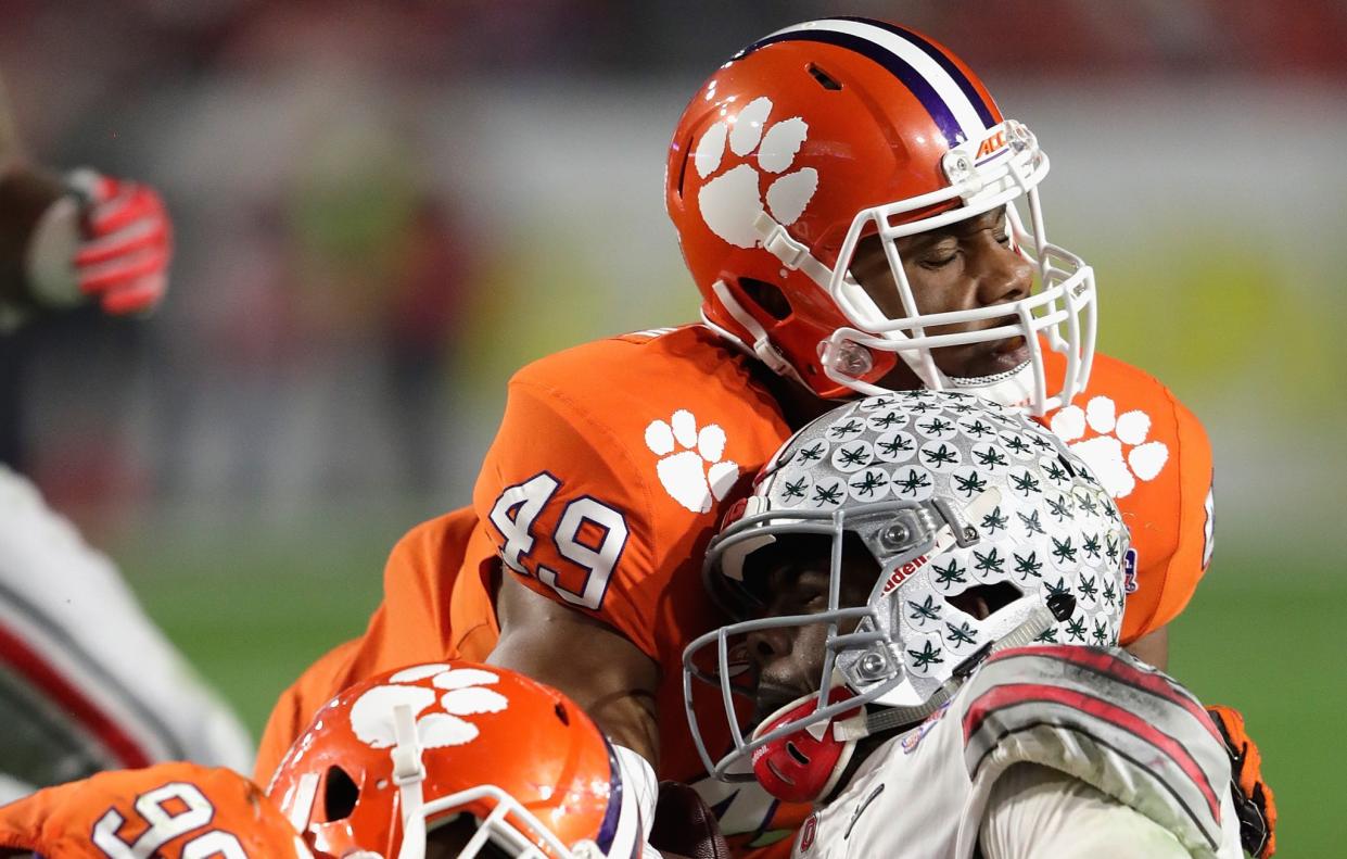 Yeargin (49) had 14 tackles in 2016. (Getty)