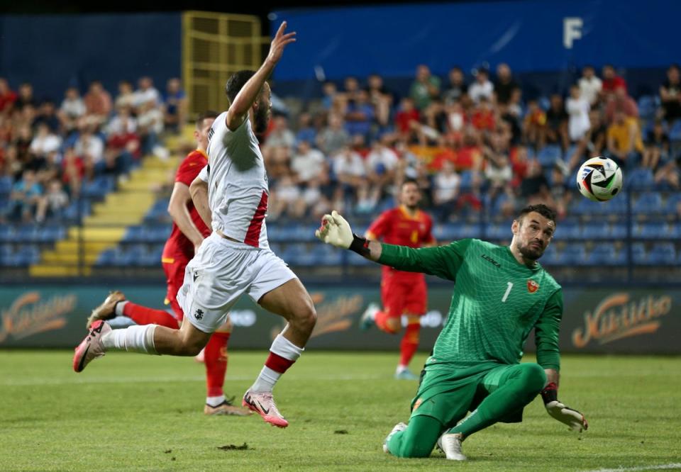 Mikautadze scored for Georgia before the Euros (Getty Images)