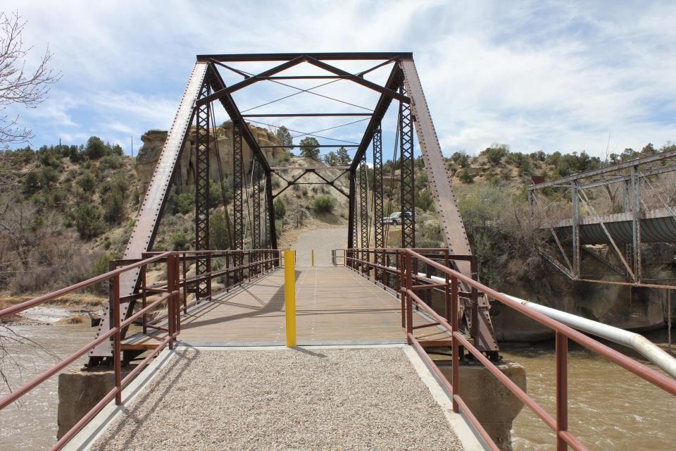 San Juan County officials will hold a ribbon-cutting ceremony for the newly renovated pedestrian bridge over the Animas River in Cedar Hill later this month.