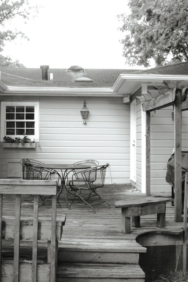 This Porch was a Wooden Deck