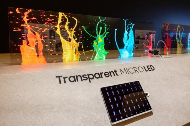 Samsung's new transparent MICRO LED glass displays