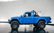 <p>Overall length is 201.0 inches, over a foot shorter than the 218.1-inch Gladiator, while the J6's wheelbase matches that of <a href="https://www.caranddriver.com/jeep/wrangler" rel="nofollow noopener" target="_blank" data-ylk="slk:the standard two-door Wrangler;elm:context_link;itc:0;sec:content-canvas" class="link ">the standard two-door Wrangler</a> at 118.4 inches. </p>