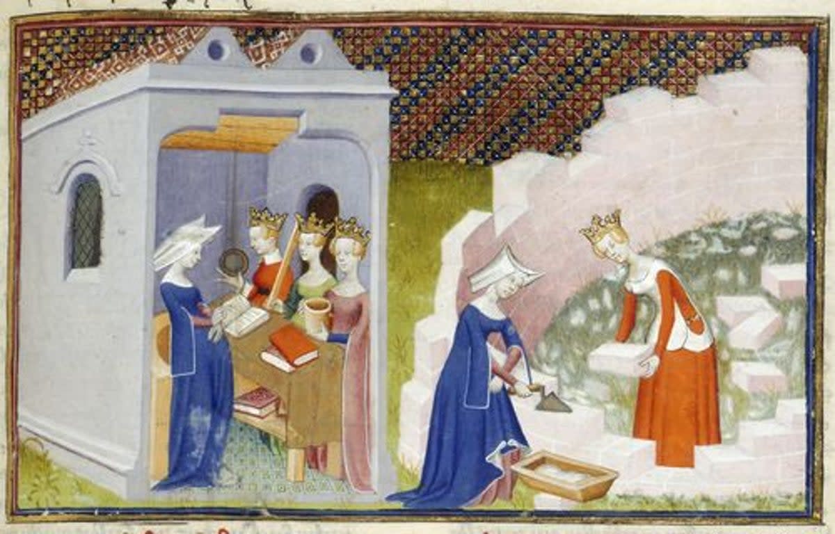 Christine de Pizan, The Book of the City of Ladies - Harley MS 4431, f. 290r (British Library)