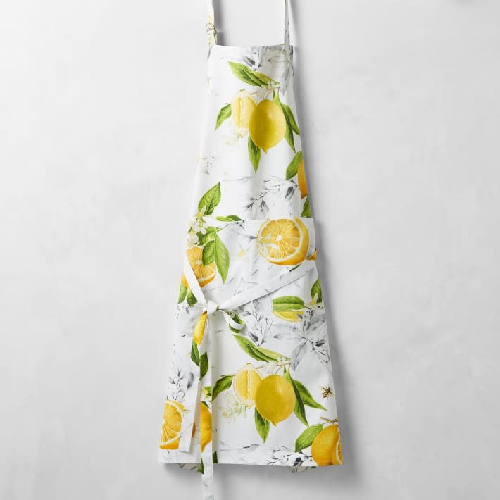 <p><a href="https://go.redirectingat.com?id=74968X1596630&url=https%3A%2F%2Fwww.williams-sonoma.com%2Fproducts%2Fmeyer-lemon-apron&sref=https%3A%2F%2Fwww.housebeautiful.com%2Fshopping%2Fg39357575%2Fbest-mothers-day-gifts%2F" rel="nofollow noopener" target="_blank" data-ylk="slk:Shop Now;elm:context_link;itc:0;sec:content-canvas" class="link rapid-noclick-resp">Shop Now</a></p><p>Meyer Lemon Apron</p><p>williams-sonoma.com</p><p>$39.95</p><span class="copyright">Williams Sonoma</span>