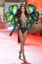 Hilary Rhoda at the Victoria’s Secret Fashion Show 2012