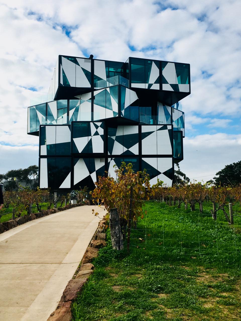 For a full sensory experience, the d’Arenberg Cube cellar door is a must! Source: Be