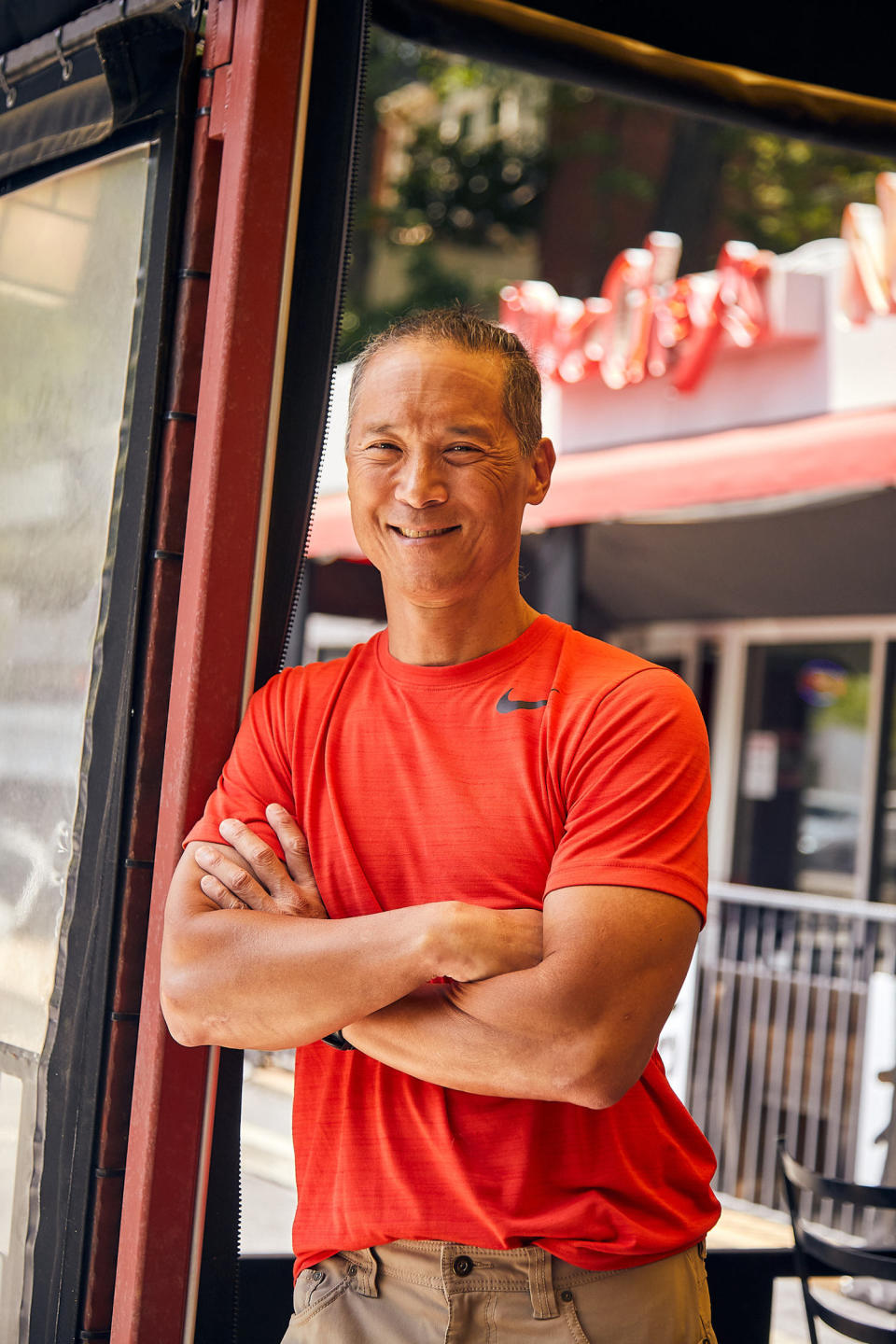 Rich Chey, owner of a noodle shop and Italian restaurant, in Atlanta, on June 26, 2024. (Ari Skin for NBC News)