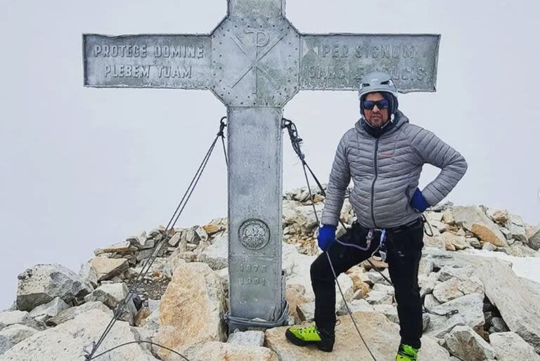 Ignacio Lucero, uno de los andinistas que murió escalando el cerro Marmolejo