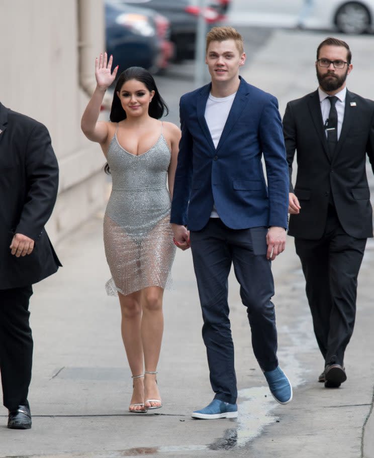 Ariel Winter arriving for her 