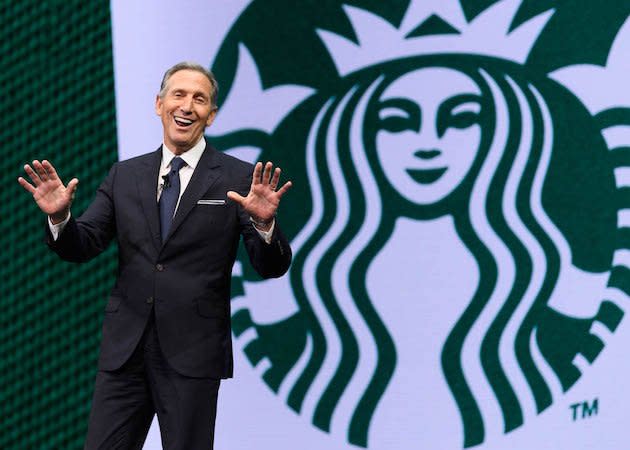 Starbucks CEO Howard Schultz