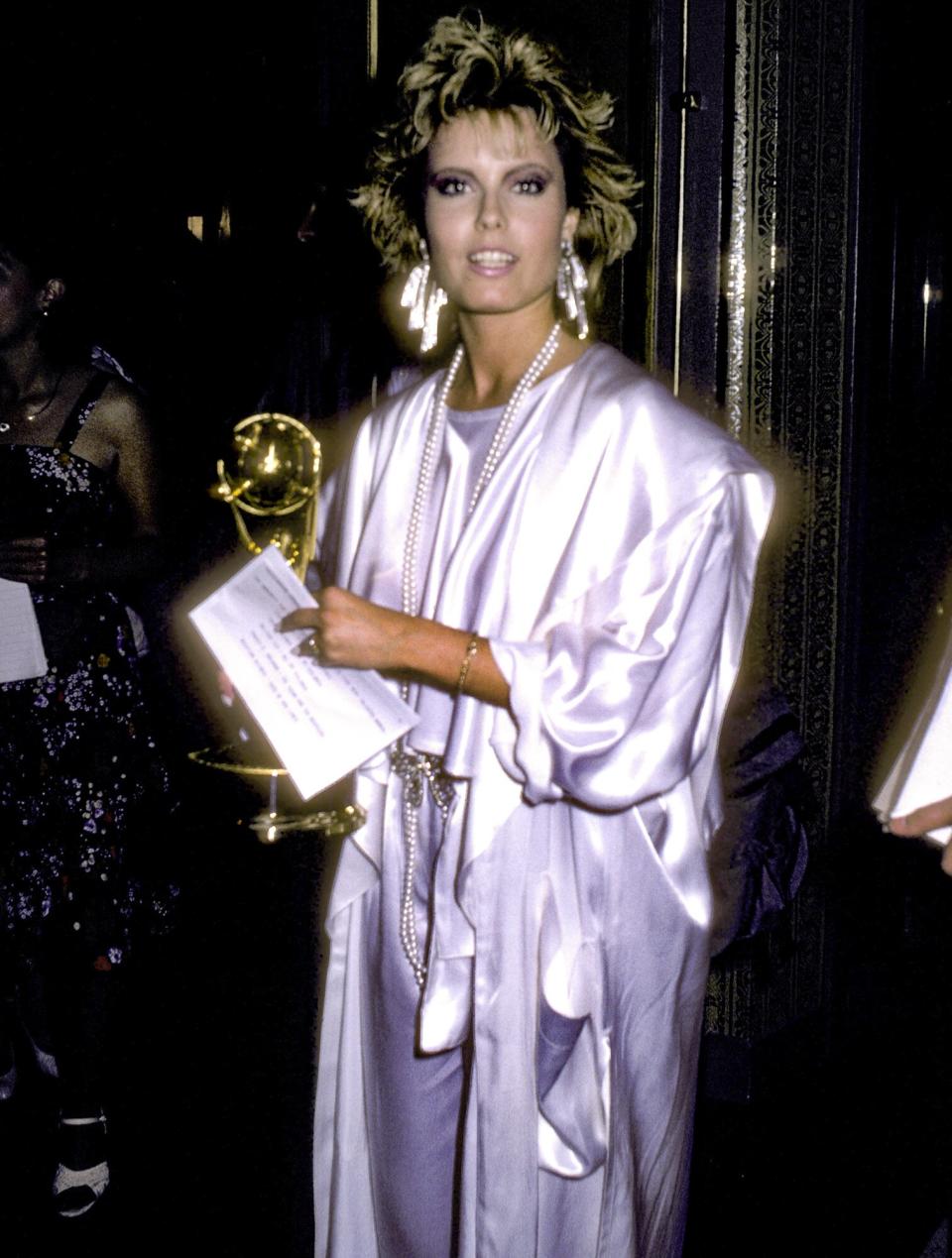 Tracey E. Bregman attends the 12th Annual Daytime Emmy Awards on August 1, 1985 at The Waldorf-Astoria Hotel in New York City.