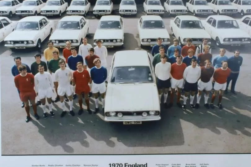 A Ford advert from 1970 promoting the Chosen for England vehicles