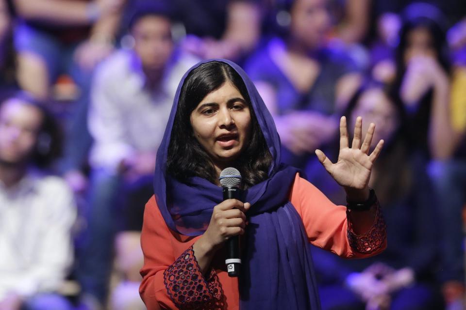 One of the most infamous attacks against a girl simply for attending school was against Malala Yousafzai in 2012. Nelson Antoine/AP/AAP