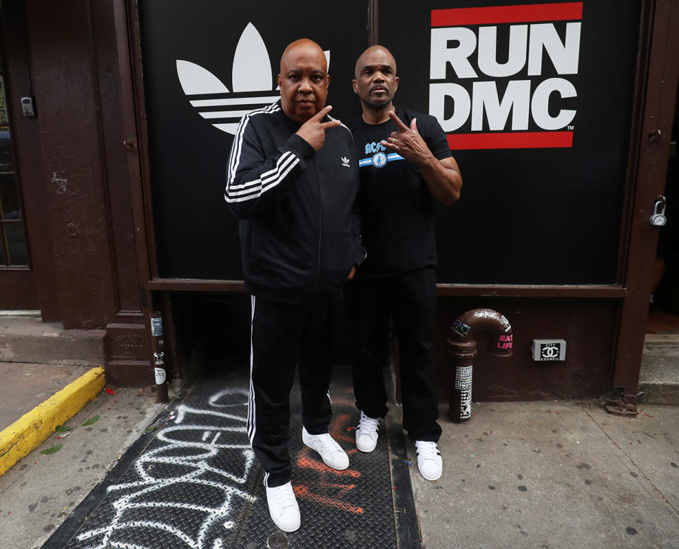 Rev Run, DMC, Darryl McDaniels, Joseph Simmons, Run-DMC, Adidas, Hip Hop Anniversary