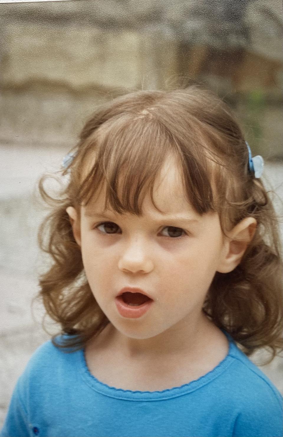 Kristina’s hair progressively got curlier as she got older. (Collect/PA Real Life)