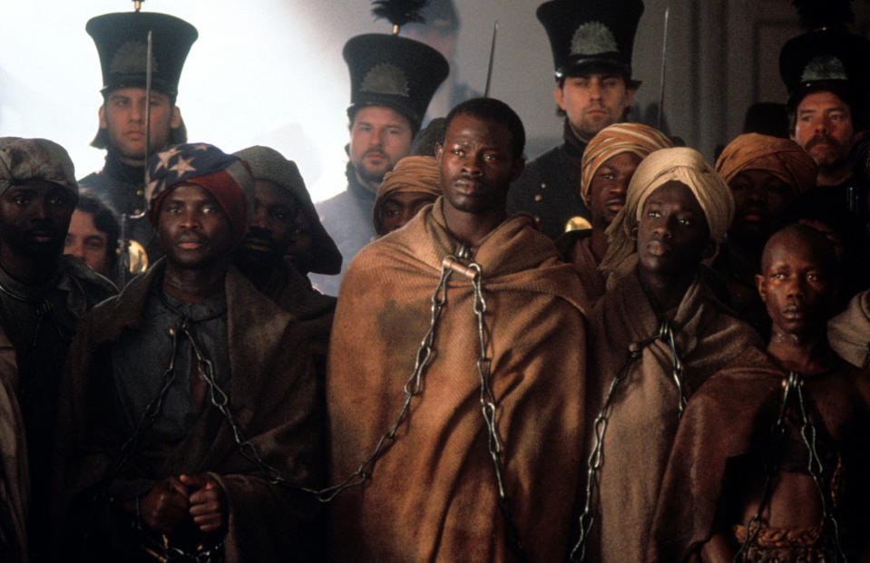 Hakim was among the first writers for young people to introduce them to the 1839 Amistad slave ship uprising, which would later become the subject of a 1997 Steven Spielberg film. (Hulton Archive/Getty Images)