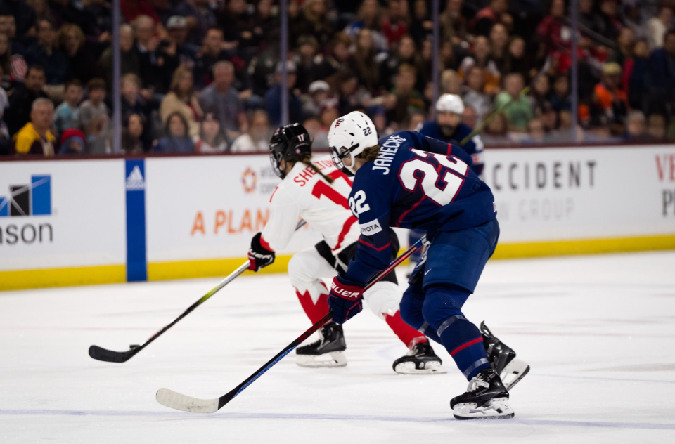 The U.S. Women's National Team faces off against Canada in the 2023-24 Rivalry Series, a seven-game competition featuring the the two rivals.