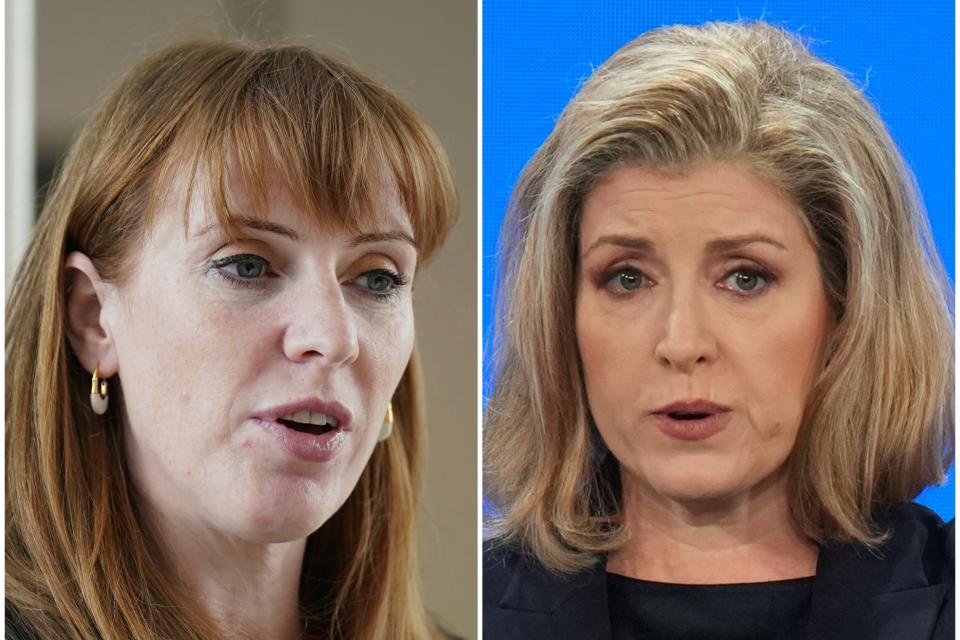 Angela Rayner and Penny Mordaunt will represent Labour and the Tories