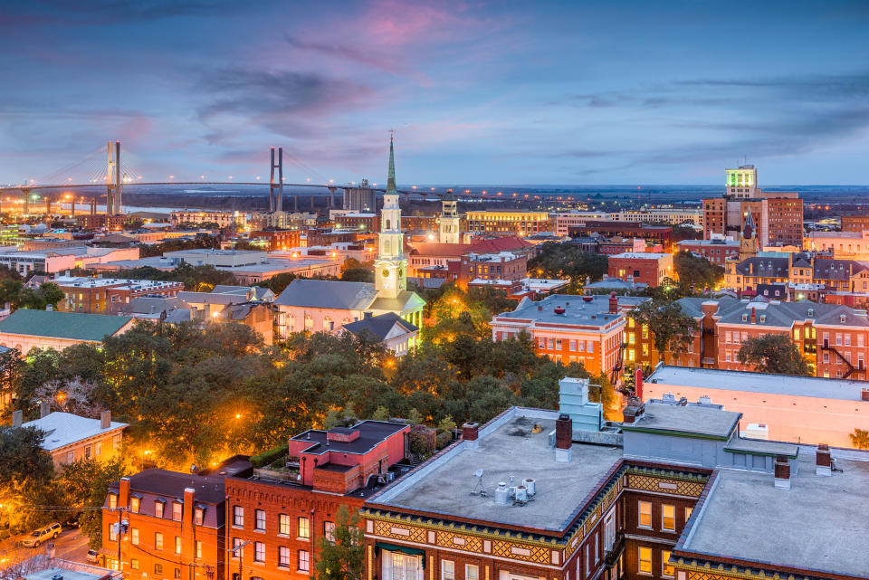 Savannah, Georgia, USA Skyline (Sean Pavone / Getty Images)