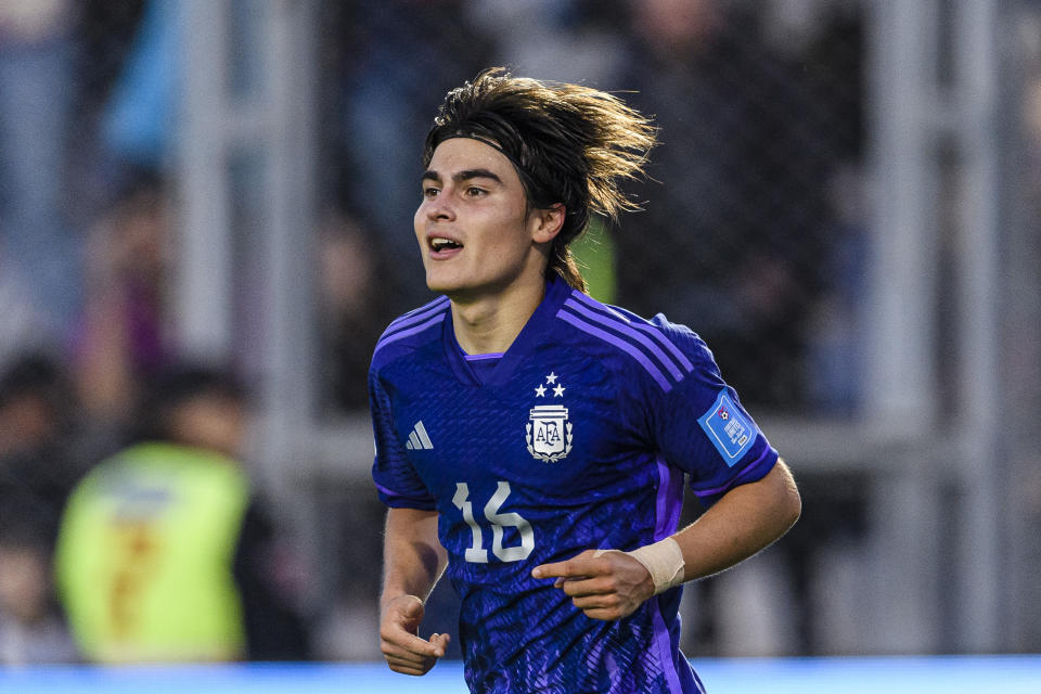 Luka Romero brilló en el Mundial sub 20 con la Seleccion Argentina. (Photo by Marcio Machado/Eurasia Sport Images/Getty Images)