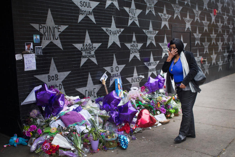 Prince memorial in Minneapolis