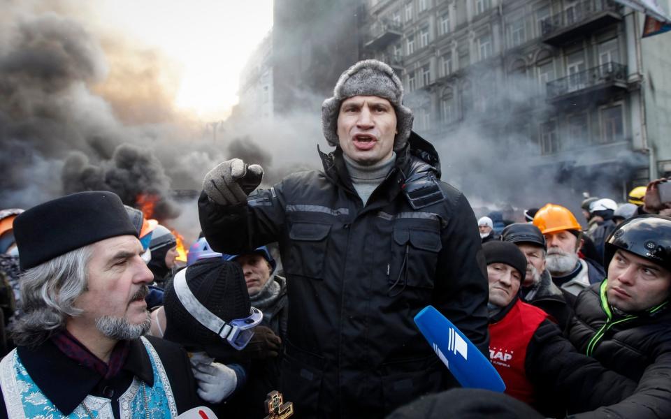 Vitaly Klitschko in Kyiv in 2014