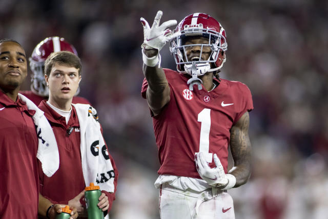 Detroit Lions select Alabama WR Jameson Williams with the 12th pick. Grade:  A+