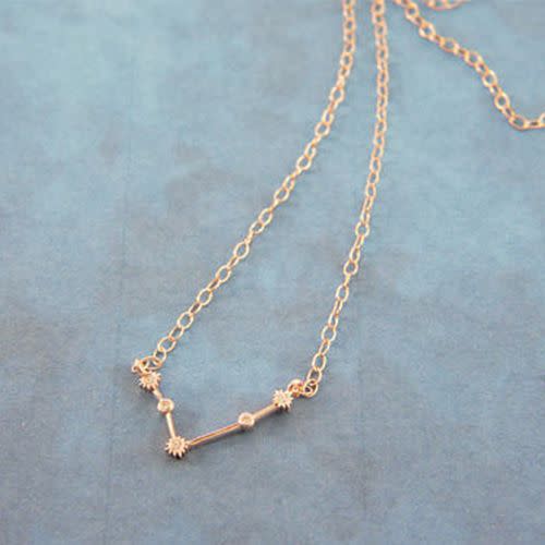 Aries Rose Gold Necklace by RainRainRain