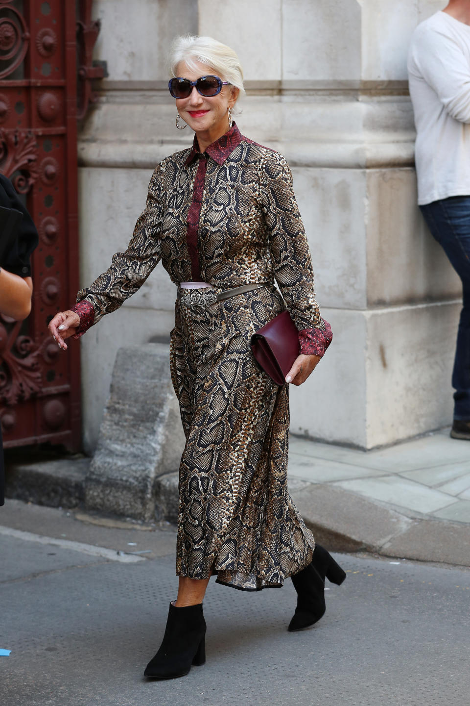 Helen Mirren at the Victoria Beckham September 2019 show at LFW