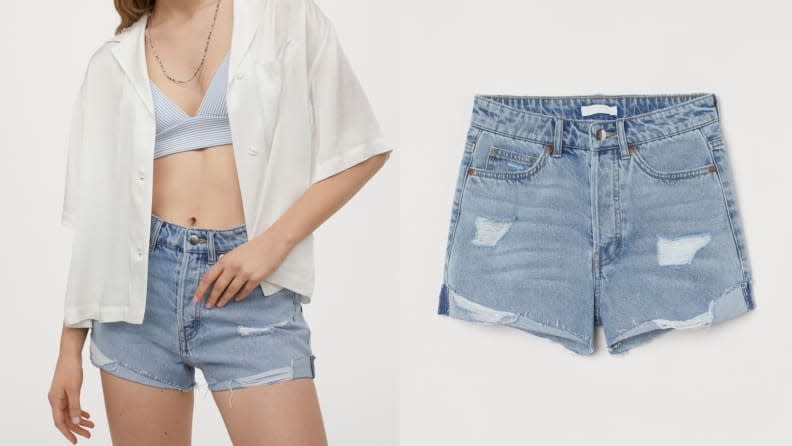 I couldn't even get these H&M shorts over my thighs.