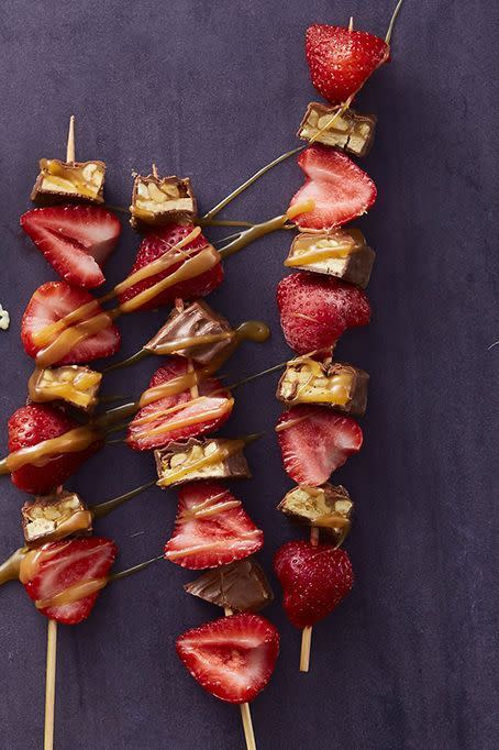 Strawberry and Snickers Sticks