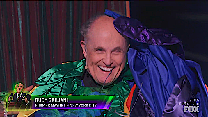 Rudy Giuliani is the Jack in the Box on &#39;The Masked Singer.&#39; (Photo: Fox)