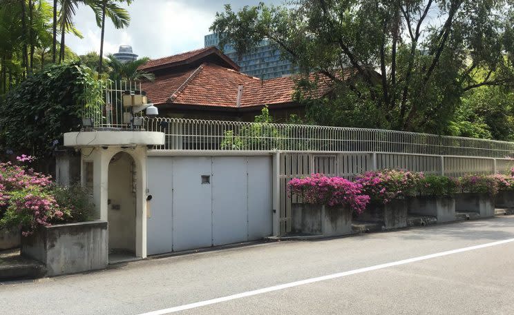 The house at 38 Oxley Road, where the late Mr Lee Kuan Yew lived. 