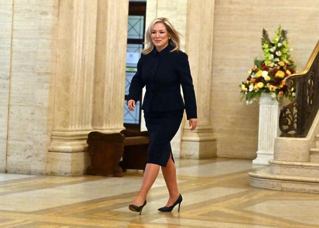 Ms O'Neill at Parliament Buildings ahead of her nomination 