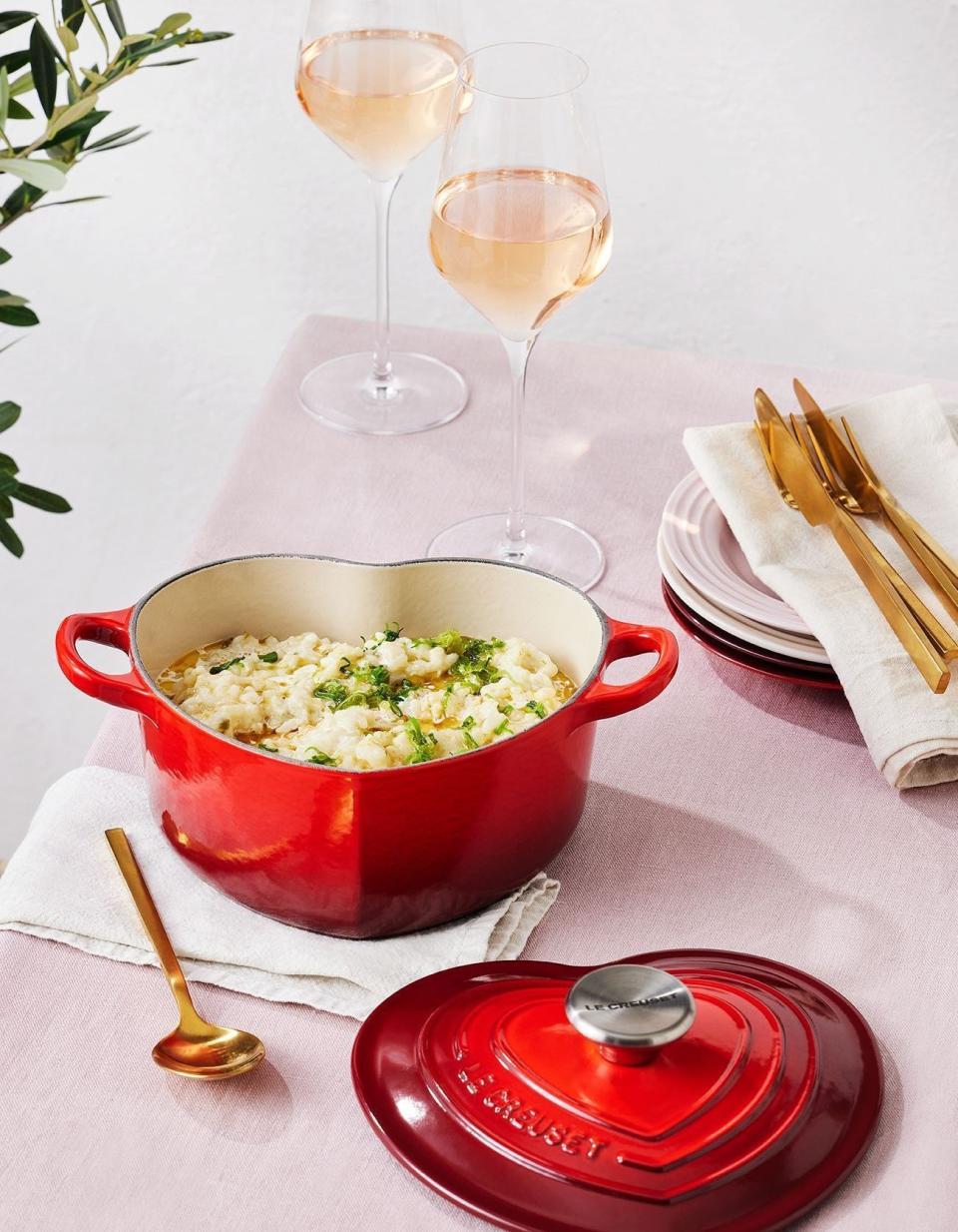 Cocotte cœur, Le Creuset