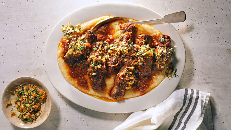 Beef Braciole with Olives and Raisins