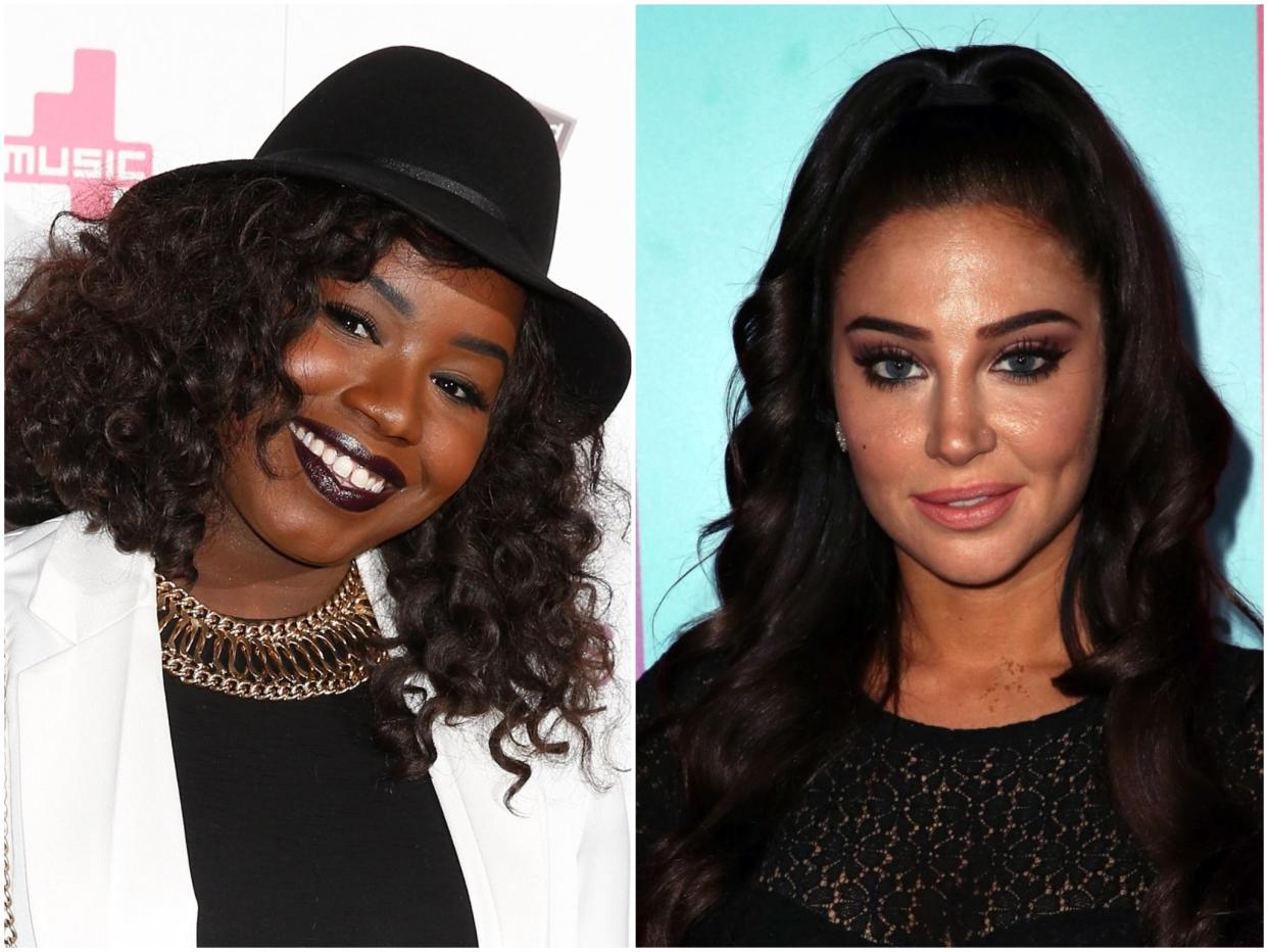 Former X Factor contestant Misha B and former judge Tulisa Contostavlos: Jo Hale/David Livingston/Getty Images