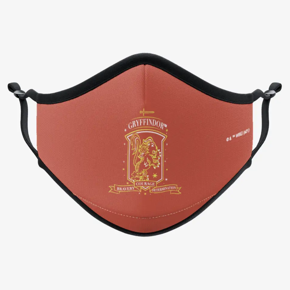 <p><strong>Vistaprint</strong></p><p>www.vistaprint.com</p><p><strong>$13.00</strong></p><p>Channel your inner Harry Potter with this comfy, breathable face mask that features Gryffindor’s crest. (Not your house? There are options for <a href="https://go.redirectingat.com?id=74968X1596630&url=https%3A%2F%2Fwww.vistaprint.com%2Fmasks%2Fcollections%2Fharry-potter%2Fhufflepuff-crest%2F&sref=https%3A%2F%2Fwww.prevention.com%2Fhealth%2Fg33584965%2Fhalloween-face-masks-covid-coronavirus%2F" rel="nofollow noopener" target="_blank" data-ylk="slk:Hufflepuff;elm:context_link;itc:0;sec:content-canvas" class="link ">Hufflepuff</a>, <a href="https://go.redirectingat.com?id=74968X1596630&url=https%3A%2F%2Fwww.vistaprint.com%2Fmasks%2Fcollections%2Fharry-potter%2Fravenclaw-crest%2F&sref=https%3A%2F%2Fwww.prevention.com%2Fhealth%2Fg33584965%2Fhalloween-face-masks-covid-coronavirus%2F" rel="nofollow noopener" target="_blank" data-ylk="slk:Ravenclaw;elm:context_link;itc:0;sec:content-canvas" class="link ">Ravenclaw</a>, and <a href="https://go.redirectingat.com?id=74968X1596630&url=https%3A%2F%2Fwww.vistaprint.com%2Fmasks%2Fcollections%2Fharry-potter%2Fslytherin-crest%2F&sref=https%3A%2F%2Fwww.prevention.com%2Fhealth%2Fg33584965%2Fhalloween-face-masks-covid-coronavirus%2F" rel="nofollow noopener" target="_blank" data-ylk="slk:Slytherin;elm:context_link;itc:0;sec:content-canvas" class="link ">Slytherin</a>, too!)</p>