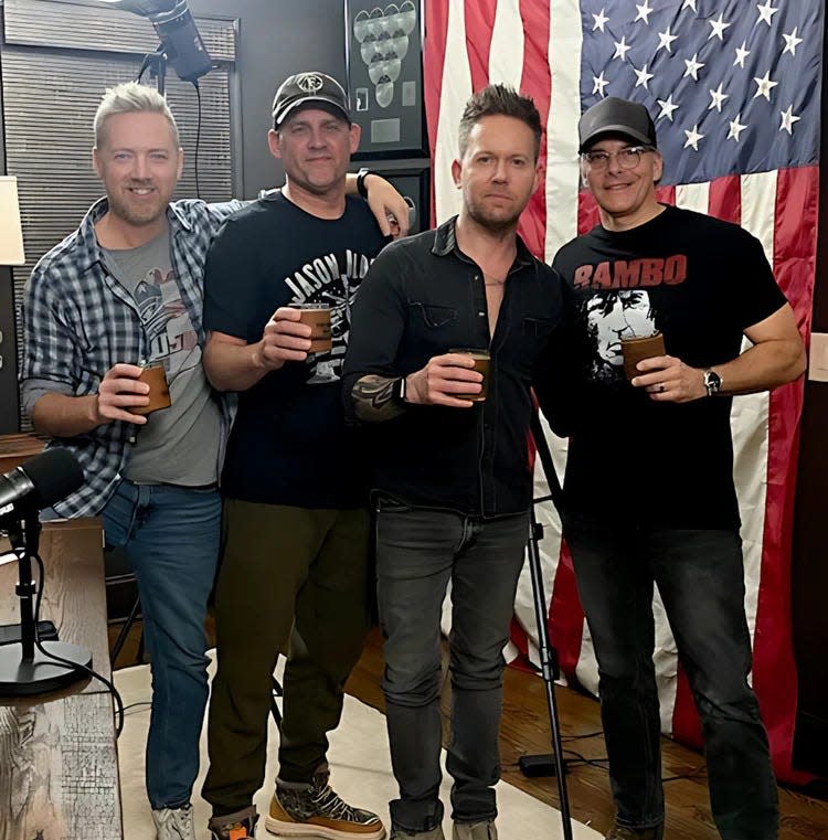 The "Try That In A Small Town" Podcast is hosted by Kurt Allison, Neil Thrasher, Tully Kennedy and Kelley Lovelace, the writers of Jason Aldean's 2023 No. 1 hit song by the same name.
