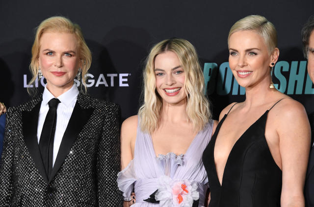 Margot Robbie, Charlize Theron and Nicole Kidman take Bombshell red carpet  by storm