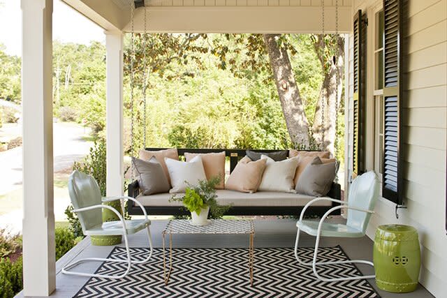 Farmhouse Revival Porch Swing