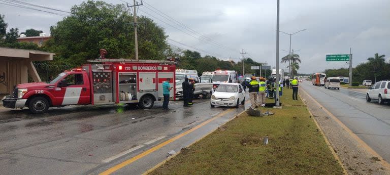 Playa del Carmen: el lugar del accidente en el que murieron cinco argentinos